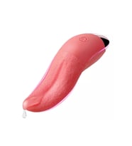 Gerçekçi Dil Vibratör Pembe