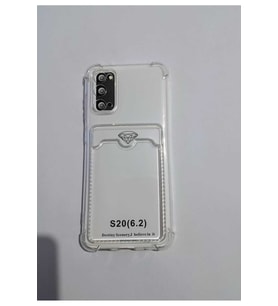 Samsung S20 Kartlıklı Şeffaf Telefon Kılıf Modeli
