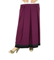 Kadın Mor Uzun Etek SZ16K2745 (Vişne)