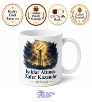 Cuma Gecesi Işıkları İngilizce Kupa Bardak Hediye