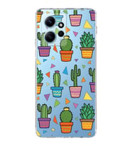 PrintiFy Xiaomi Redmi Note 12 4G ile Uyumlu 1mm Slim Fit Water Color 4 Baskılı Şeffaf  Kılıf