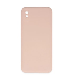 Xiaomi Redmi 9a Kılıf Nano İçi Kadife Silikon - Pudra