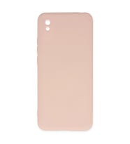 Xiaomi Redmi 9a Kılıf Nano İçi Kadife Silikon - Pudra