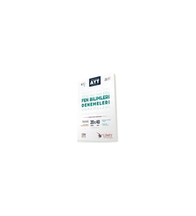 Limit Yayınları AYT Fen Bilimleri 20X40 Video Çözümlü Denemeleri