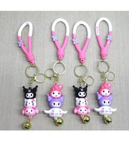 Dodes Hello Kitty Ve Arkadaşları Silikon Anahtarlık