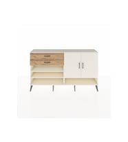 Arges Konsol 4 Raflı 2 Çekmeceli 2 Kapaklı 176x30x99 Aytaşı-Aytaşı/Çam