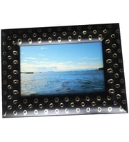 Zep Kg1 10x15 Cm, Kenarı Sarı Sim Ahşap Foto Çerçeve
