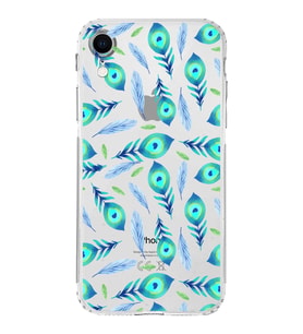 PrintiFy iPhone XR ile Uyumlu Nazar Boncuğu 3 Baskılı Kamera Korumalı Şeffaf Silikon Kılıf