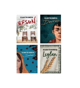 Efsun - Leylan - Devran - Seher / 4 Kitap Set - Selahattin Demirtaş (Renksiz)