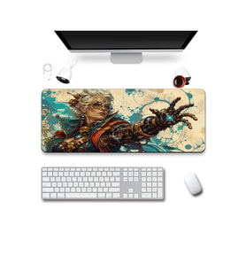 SonicTouch Klavye Mousepad 40x90cm Dikişsiz Pürüzsüz Sıvı Geçirmez Kaymaz Taban Bakır Bilge