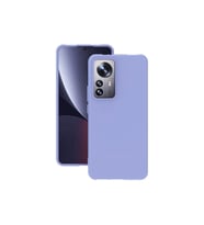 Xiaomi 12T Kılıf Kamera Korumalı Silikon Rubber Arka Kapak (Lila)