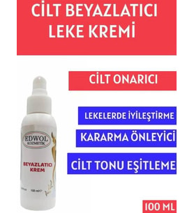 Edwol Cilt Bakım ve Leke Giderici Beyazlatıcı Krem 100ml
