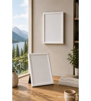 Motto Frame 10x15 (A6) Plastik Fotoğraf Çerçevesi Şeffaf PVC Korumalı Arkalık Ayaklıklı Poster Resim Belge Sertifika Çerçevesi
