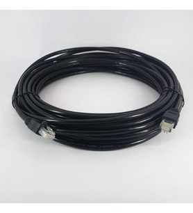 Cat6 Utp Siyah Patch Kablo 15 metre 23 awg 