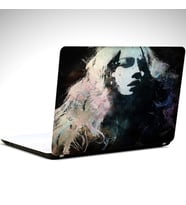 Siyah Beyaz Laptop Sticker 15.4 inch (37X26CM)