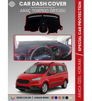 FORD COURİER (2020+) Torpido Örtüsü Ön Göğüs Torpido Koruma Tam Uyum Çatlamayı Önler Kolay Montaj