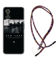 General Mobile GM 21 Pro GM 22 Pro Plus Kılıf Boyun Asklı Rasta Silikon New York 1612