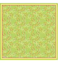 Armine Soft Fıstık Yeşili Desenli Eşarp 6090 - 11