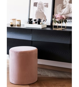 Most Ekol Puf Kadife Kumaş (Evinize Teslim) (Pembe)