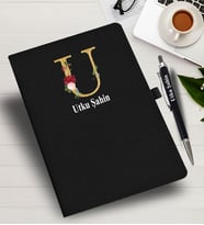 Kişiye Özel harf Tasarımlı  İsme Özel Defter ve Kalem