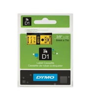 Dymo D1 Şerit Standart 9 Mm x7 Metre Sarı Üzerine Siyah 40918 S0720730