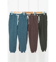 3'lü Mavi Kahve Yeşil Cepli Jogger Set (Mavi - Yeşil - Kahve - Beyaz)