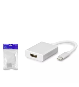 Hadron HDX7760 Type-C to HDMI Dişi Çevirici Adaptör 4K 30Hz Beyaz