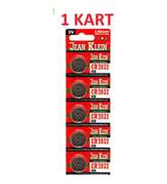 hagiki (1 Kart) 2032 Lityum Düğme Pil 3V 5'li (1 Kart)