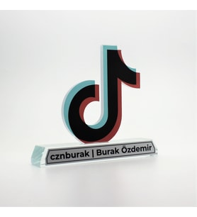 Tiktok Logo Plaket