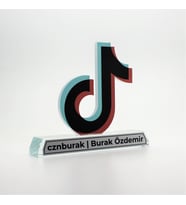 Tiktok Logo Plaket