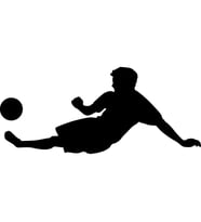 Folyo Sticker Futbol ADKPQUY506 200cm Uzunluk (Karışık)