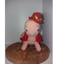 Şapkalı Sevimli Tosbik Amigurumi Organik Oyuncak