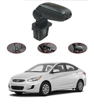 Hyundai Accent Uyumlu Blue 2010 Araca Özel Kol Dayama Niken Parça (Siyah)