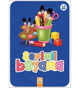 Sevimli Boyama - Lacivert