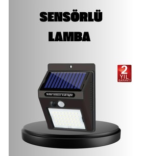 Solar LED Bahçe Aydınlatma – Hareket Sensörlü, Güneş Paneliyle Şarj Olan, IP65 Dayanıklı
