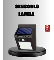 Solar LED Bahçe Aydınlatma – Hareket Sensörlü, Güneş Paneliyle Şarj Olan, IP65 Dayanıklı