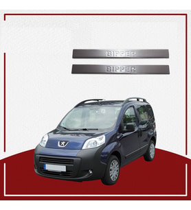 Peugeot Bipper Uyumlu Kapı Eşiği -2007 Paslanmaz Çelik Parça (Karışık)