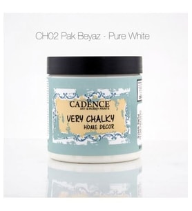 Cadence Very Chalky Home Decor Mobilya Boyası 500 ml. CH-02 PAK BEYAZ 