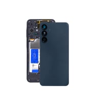 Samsung A16 4G Arka Kapak - Arka Pil Batarya Kapağı Kamera Lensli - SM-A165 Uyumlu (Siyah)
