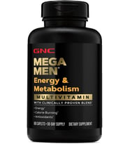 GNC Mega Men Energy & Metabolism Multivitamin 180 Tablet - SKT 06 / 2026