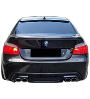 E60 M5 Difüzör Parlak Siyah Plastik 2003-2010 5 Serisi Arka-difizör-bodykit-ek-karlık
