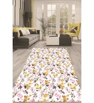 Dijital Kaymaz Taban Yıkanabilir Modern Renkli Salon Halısı Mutfak Halısı Yolluk ND-HT-449 (Çok Renkli)