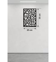 Bağlantı Temalı Ahşap Duvar Tablosu - 25X35 Cm Kesim Soyut Pano