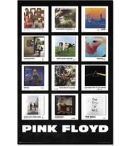 Erik Poster Pink Floyd Poster Kapakları Sanat Baskısı - Dekorasyon Oturma Odası veya Yatak Odası Dekorasyonu - Dekorasyon Odası - Boyut: 61 x 91 - Resmi Lisans - Pink Floyd Taraftar Ürünü