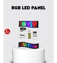 RGB LED Panel – USB Güç Girişli, GIF ve Yazı Gösterimli Akıllı Ekran