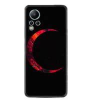 Infınix Note 12 Kılıf Silikon Desen Özel Seri Red Moons 1747