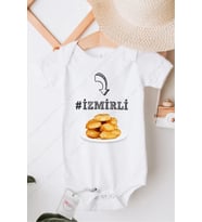 İzmirli Özel Tasarım Bebek Zıbın Pamuklu Çıtçıtlı Body