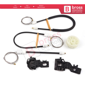 Nissan Qashqai MK1 J10 2006-2013 80771JD000 İçin Elektrikli Ön Sol Cam Kriko Tamir Seti