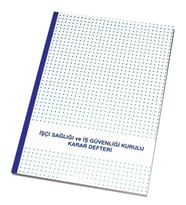 Gülpaş İş Sağlığı Ve İş Güvenliği Kurulu Karar Defteri Karton Kapak