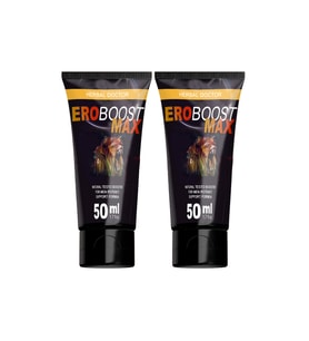 EroBoostMax: 2 Adet Erkeklerin Sertliklerine Performanslarına Özel 50 ml Krem